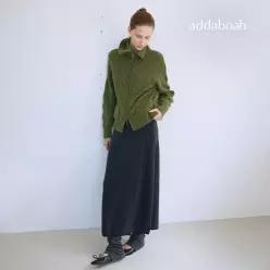 애드아보아 26FW 준소모울100 랩스커트