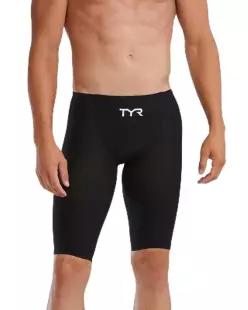TYR 남성용 Avictor 2.0 하이 웨이스트 컴페티션 재머 수영복 블랙
