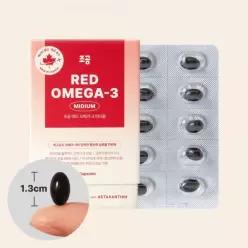조공 레드 오메가3 미디움 블리스터 캡슐 오메가-3 강아지 고양이 애견 60캡슐, 1개