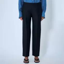 26 FW 토템 Evening 미드라이즈 울 블랜드 테일러드 팬츠 블랙 261 WRB0377 FB0567 001