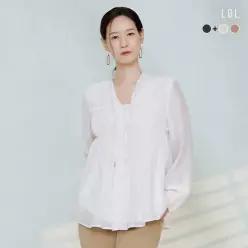 (런칭가 69,900원)(26SS) SHEER 프릴 블라우스 2종