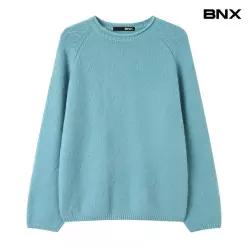 아방핏 라운드 데일리 긴팔 니트 (BX4KP023L0)