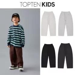 [탑텐키즈](신세계 사우스시티)26년F/W (공용) 더블니트 커브드 스웨트팬츠 MKG4PT3403