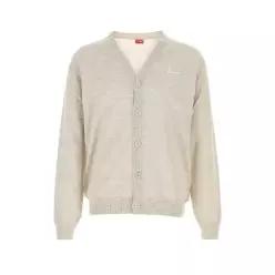 [X45]겐조 FG65CA8123LB 93 남성 스웨터 니트 가디건 Light grey wool cardigan