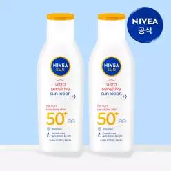 니베아 선 더마 센서티브 스킨 로션 200ml X 2개 (SPF50+/PA++++)
