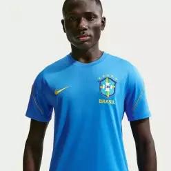 Nike 브라질 스트라이크 남성 나이키 축구 드라이 핏 반팔 탑 IB4964-435 - - - - -