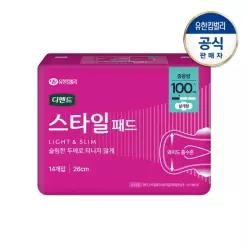 디펜드 여성용 스타일 데일리 패드 요실금 울트라슬림 중용량 날개형14PX1팩