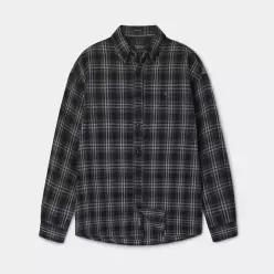 후아유 Shadow Overfit Check Shirts U WHYCF4T32UWHYCF4T32U