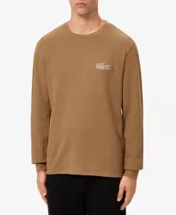 라코스테 맨즈 Exclusive Crocodile Waffle-Knit Thermal 셔츠 - Six Cookie 23025461 892093