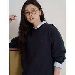 [빈폴] [Essential] 남녀공용 스웨트 셔츠 네이비 (BC6841E93R)