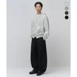 매장정품 무신사 스탠다드 MUSINSA STANDARD 26FW 신상더블 니트 커브드 스웨트 팬츠 4 colors MMFPK8B70 2