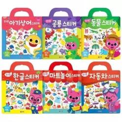 가방 co 자동차 핑크퐁 스티커북 공룡_61004