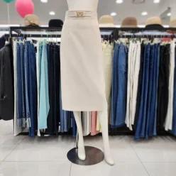 [조이너스]여성 정장 24신상 간절기  H라인 롱 스커트 치마 브랜드JEU4WQS500_US