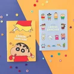 [하프클럽/셀러허브_여성트랜드패션]짱구는못말려 중철노트 문구 학용품