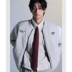 UMBRO 리버시블 봄버 패딩 자켓 버건디(UQ323CPJ93)