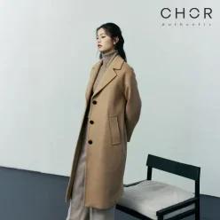 코어 어센틱 25FW 호시 스티치 싱글 코트