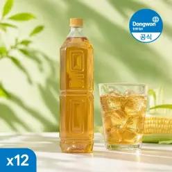 순백 에코 옥수수수염차 무라벨 1.5L, 12개