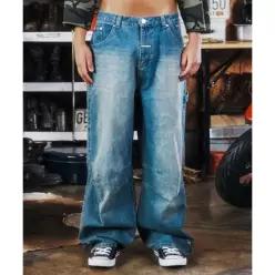 더바이닐하우스 THEVINYLHOUSE BASIC WIDE DENIM PANTS BLUE