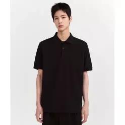 무신사 스탠다드 MUSINSA STANDARD 베이식 피케 폴로 셔츠 [블랙] 1387960 MMJTP6Z02-BK