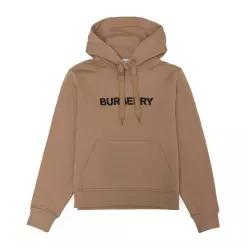 여성 로고 후드티셔츠 카멜 8084756