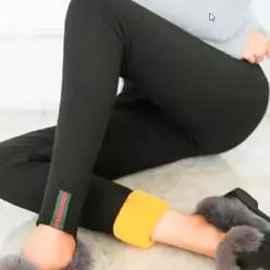 [제이큐]여성 밴딩 바지 기모 안감 겨울 팬츠 따뜻한 홈웨어 언더웨어 하의
