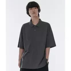 무신사 스탠다드 MUSINSA STANDARD [쿨탠다드] 오버사이즈 피케 폴로 셔츠 [건메