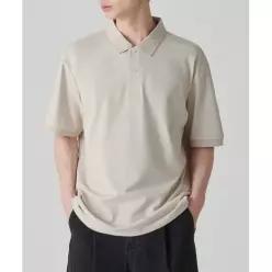 무신사 스탠다드 MUSINSA STANDARD [쿨탠다드] 릴렉스 핏 피케 폴로 셔츠 [에크루
