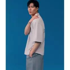무신사 스탠다드 MUSINSA STANDARD [쿨탠다드] 오버사이즈 피케 폴로 셔츠 [애쉬
