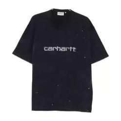 윕 디스트레스드 로고 크루넥 티셔츠 I036853 1CEJ