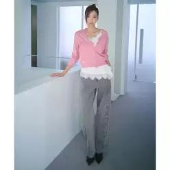 더엣지 THEATG 26FW 프린지 트랙 커브드 데님