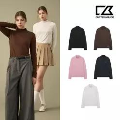26FW 여성 모크넥 티셔츠 5종