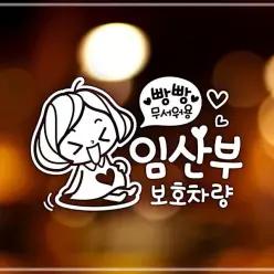 자동차스티커-반사 깜찍이 임산부보호차량 WW495C28