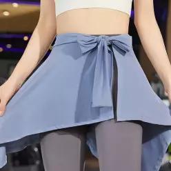 힙커버 언발란스 랩스커트 5color 사계절 스판 Y존 팬티라인 레깅스 가리개
