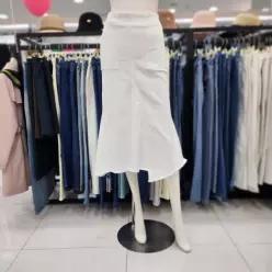 [조이너스]여성 브랜드 24신상 데님 면 A라인 사계절 스커트 JEU4WDS0210_US