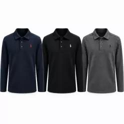 [U.S POLO ASSN.] 기모 카라티 3종 남성