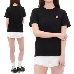 26SS  폭스헤드 패치 반팔 티셔츠 PW00113KJ7026 BLACK