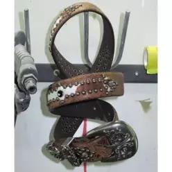 매장정품 CENTAUR.KR VINTAGE WESTERN BELT_BROWN