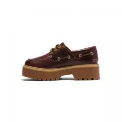 117880 TIMBERLAND (여성) 3아이 프리미엄 플랫폼 보트슈즈 - 버건디 / A2QDM-D57