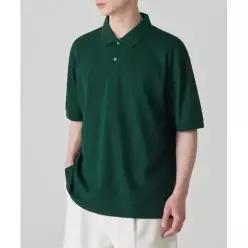 무신사 스탠다드 MUSINSA STANDARD [쿨탠다드] 릴렉스 핏 피케 폴로 셔츠 [그린] 3