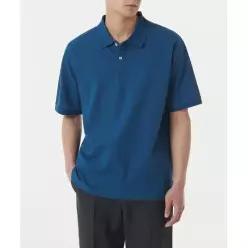 무신사 스탠다드 MUSINSA STANDARD 릴렉스 핏 피케 폴로 셔츠 [클래식 블루] 387540
