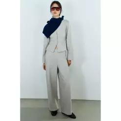 자라 소프트 볼륨 팬츠 - 베이지 멜란지 5039/671/720