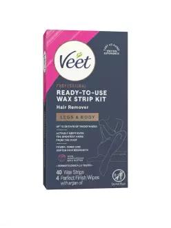 비트 다리 바디 제모 콜드 왁스 스트립 40매 Veet
