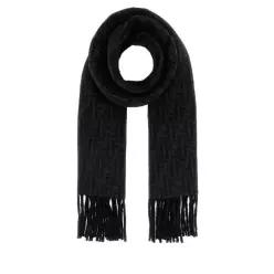 [X45]펜디 FXS417B1VZ F1Y8E 남성 스카프 목도리 폴라드 머플러 Black wool and cashmere