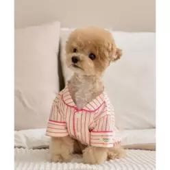 DOSSY 실크핏 러브썸 펫 강아지옷 잠옷