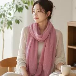 여성 남성 스카프 간절기 목도리 롱 머플러-WFPGAZ4