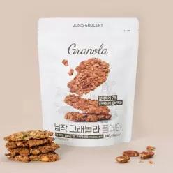 [조니스그로서리] 납작 그래놀라 플레인 200g 1개
