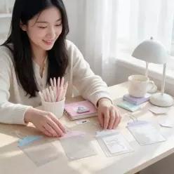 포토카드 홀더 투명 케이스 아이돌 굿즈 수집 보관 정리용 4p