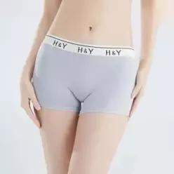 부드러운 여성 속옷 대형 안전 짧은 바지 미드 라이즈 란제리 통기성 Boyshorts 섹시한 팬티