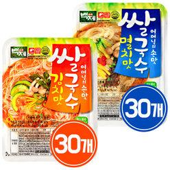 백제 쌀국수 김치맛 30개 + 멸치맛 30개
