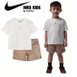 나이키 키즈 NIKE KIDS  조던 토들러 점프맨우븐플레이쇼츠 상하복세트 N262ST80
